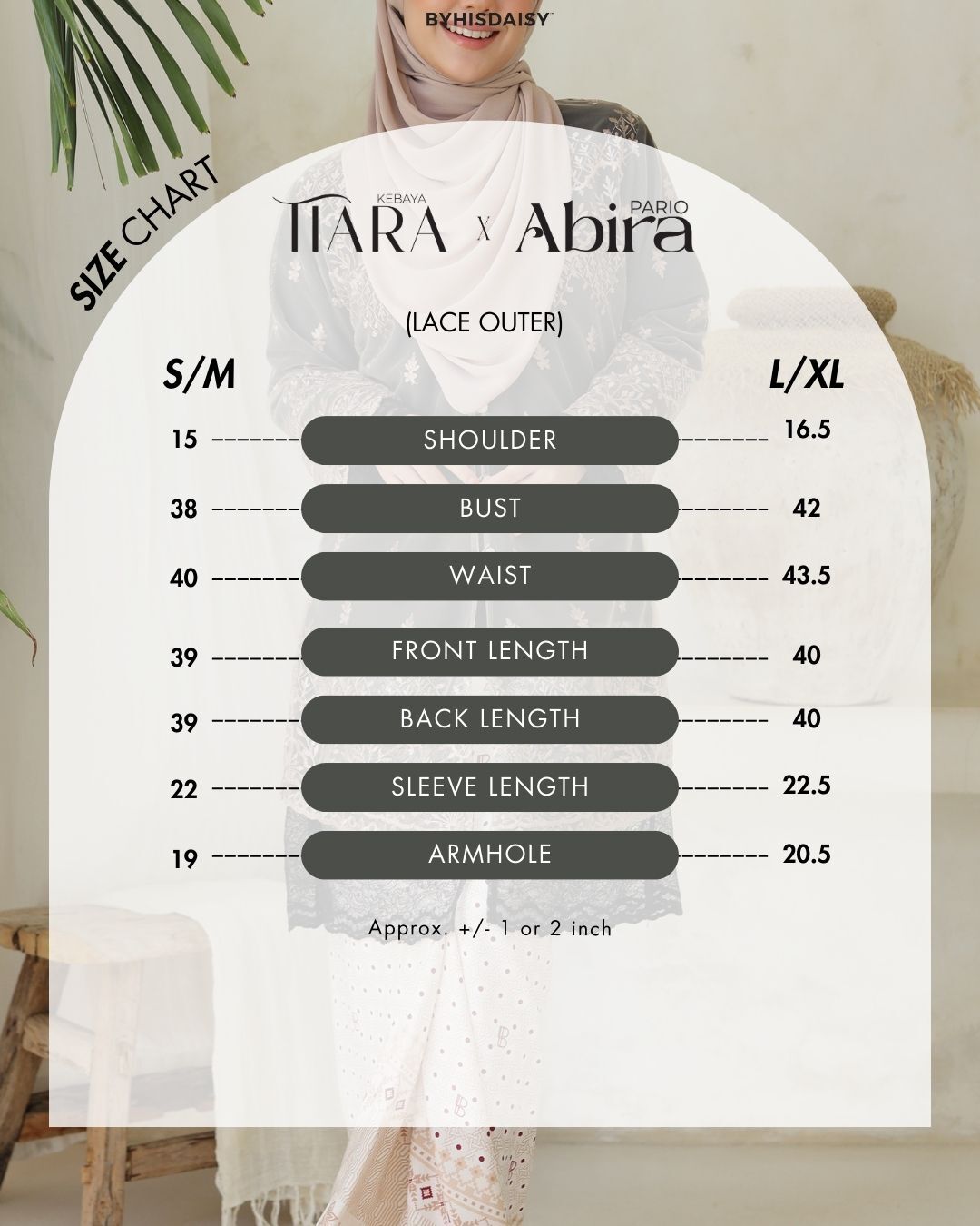 SIZE CHART KEBAYA TIARA -01