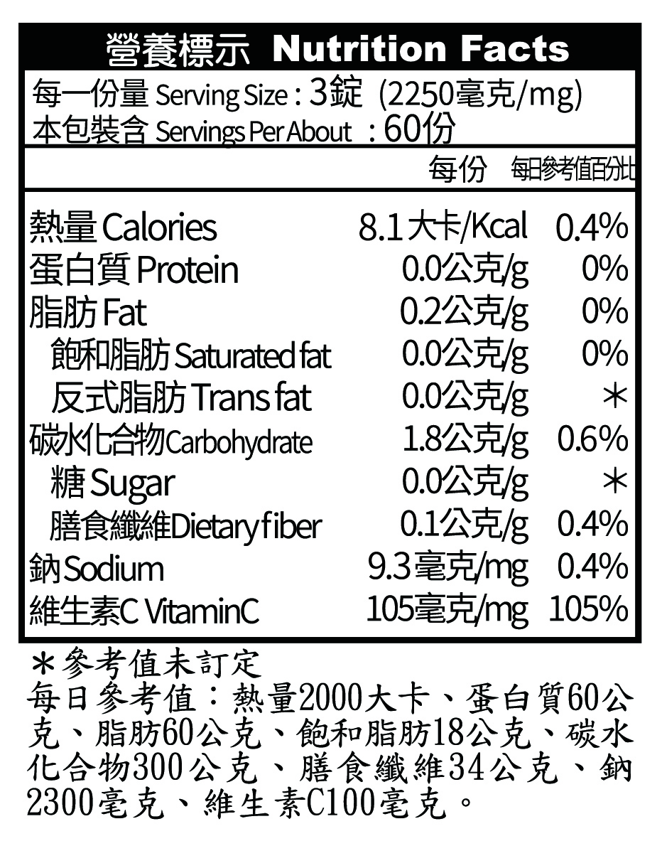 蘋果醋錠營標_局光