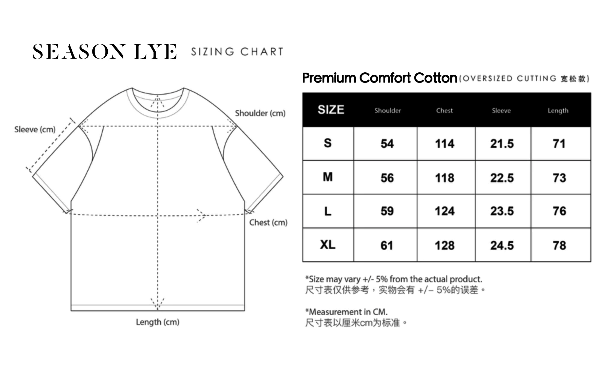 SIZING CHART