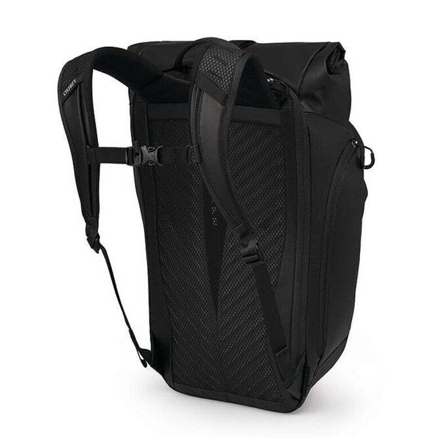 【Osprey 美國】Transporter Roll Top Pack 防潑水通勤旅行後背包|捲式主隔間開口 旅行
