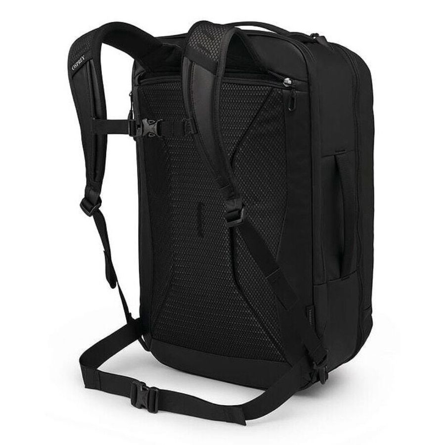 【Osprey 美國】Transporte Travel Pack 44 多功能旅行背包 男 渡鴉黑|背包旅行 行李背包