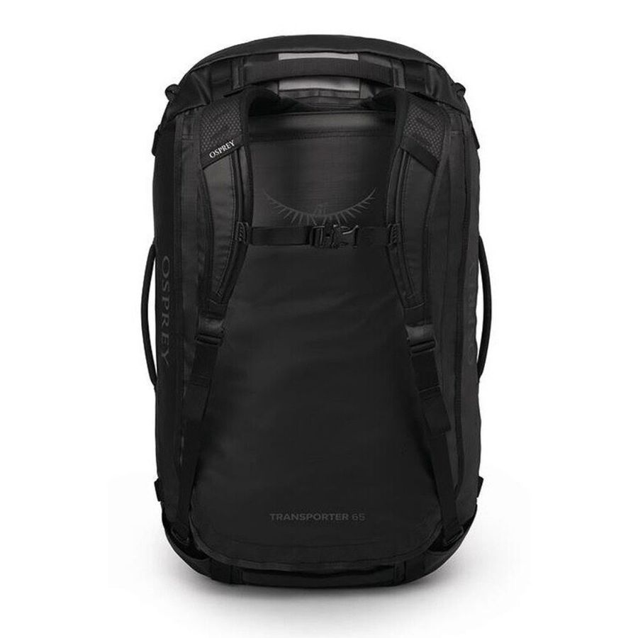 【Osprey 美國】Transporter Duffel 65 手提行李袋 渡鴉黑|旅行裝備袋 可後背/肩背/手提