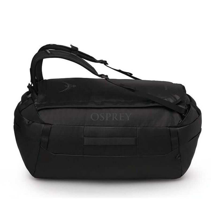 【Osprey 美國】Transporter Duffel 65 手提行李袋 渡鴉黑|旅行裝備袋 可後背/肩背/手提