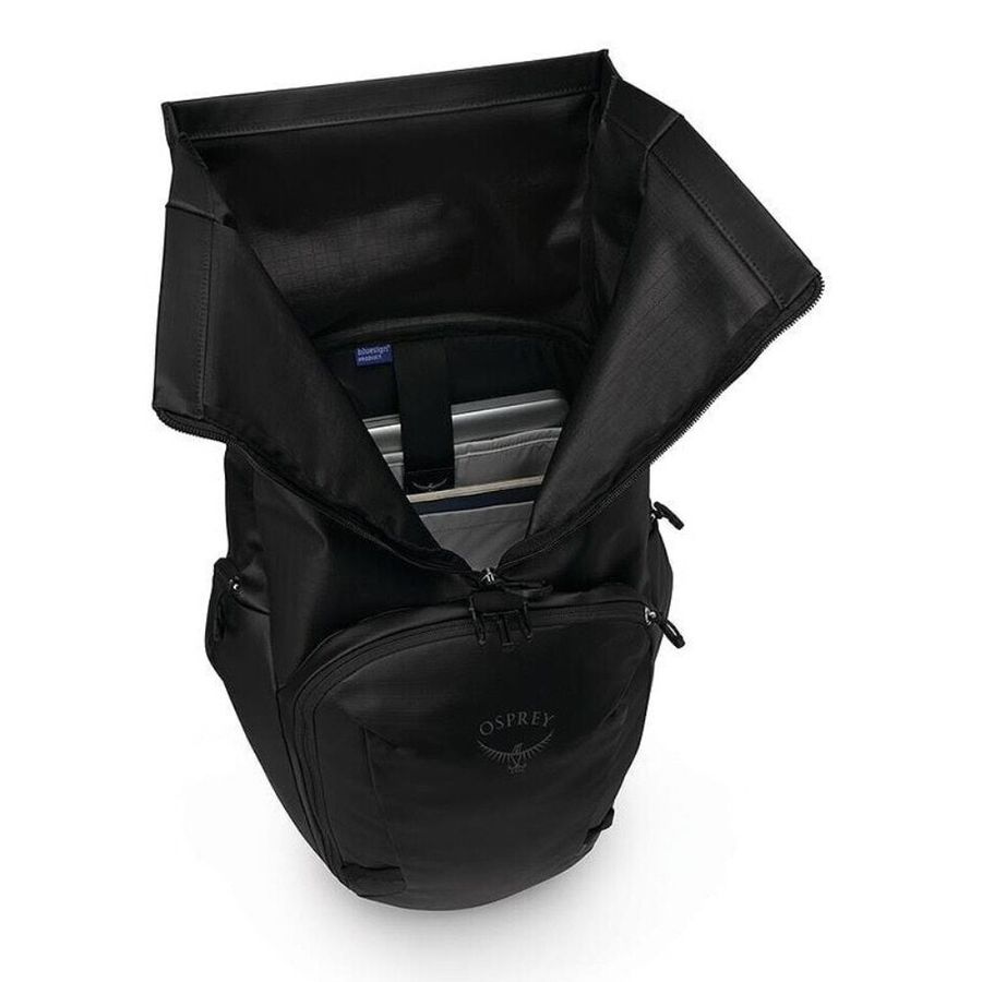 【Osprey 美國】Transporter Roll Top Pack 防潑水通勤旅行後背包|捲式主隔間開口 旅行