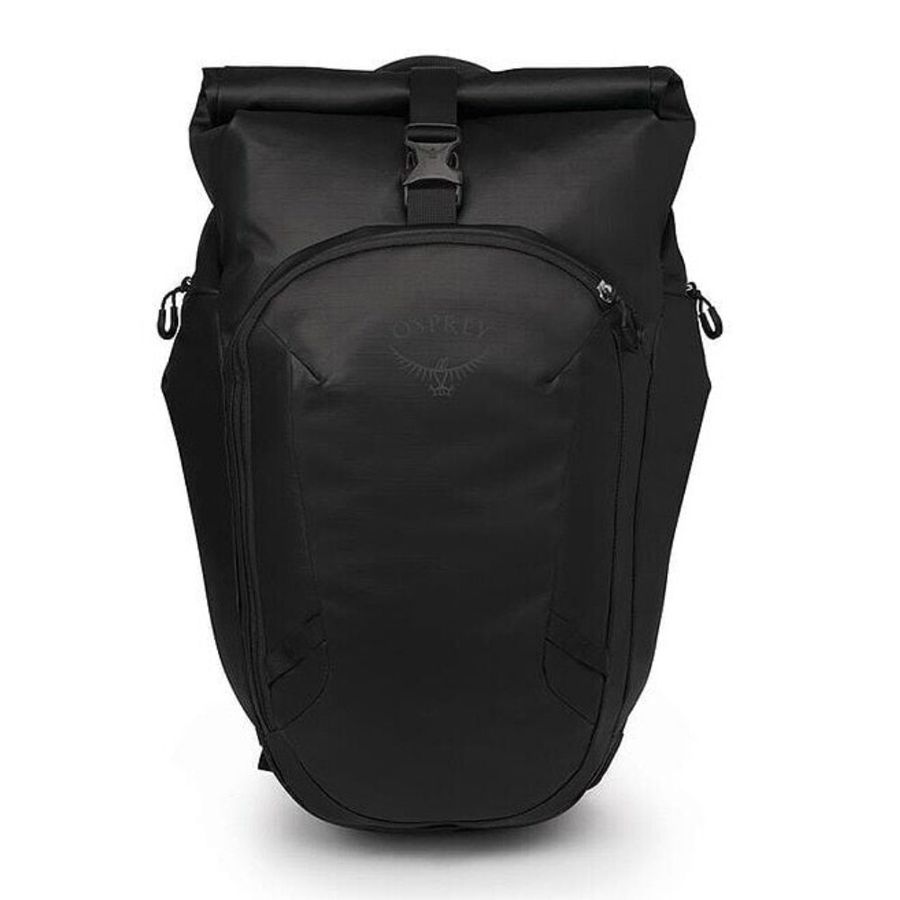 【Osprey 美國】Transporter Roll Top Pack 防潑水通勤旅行後背包|捲式主隔間開口 旅行