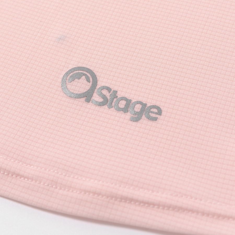 【AStage】Squamish 透氣快乾長袖排汗衣 女 高斯粉 (A21202-0029)|Polygiene 銀離子機能運動上衣 功能特點