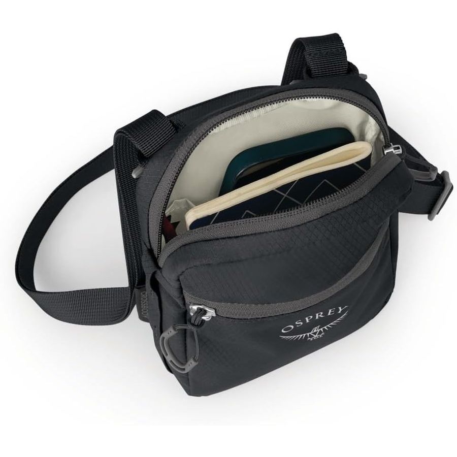 Osprey Daylite Small Crossbody 雙U形拉鍊開口 內部