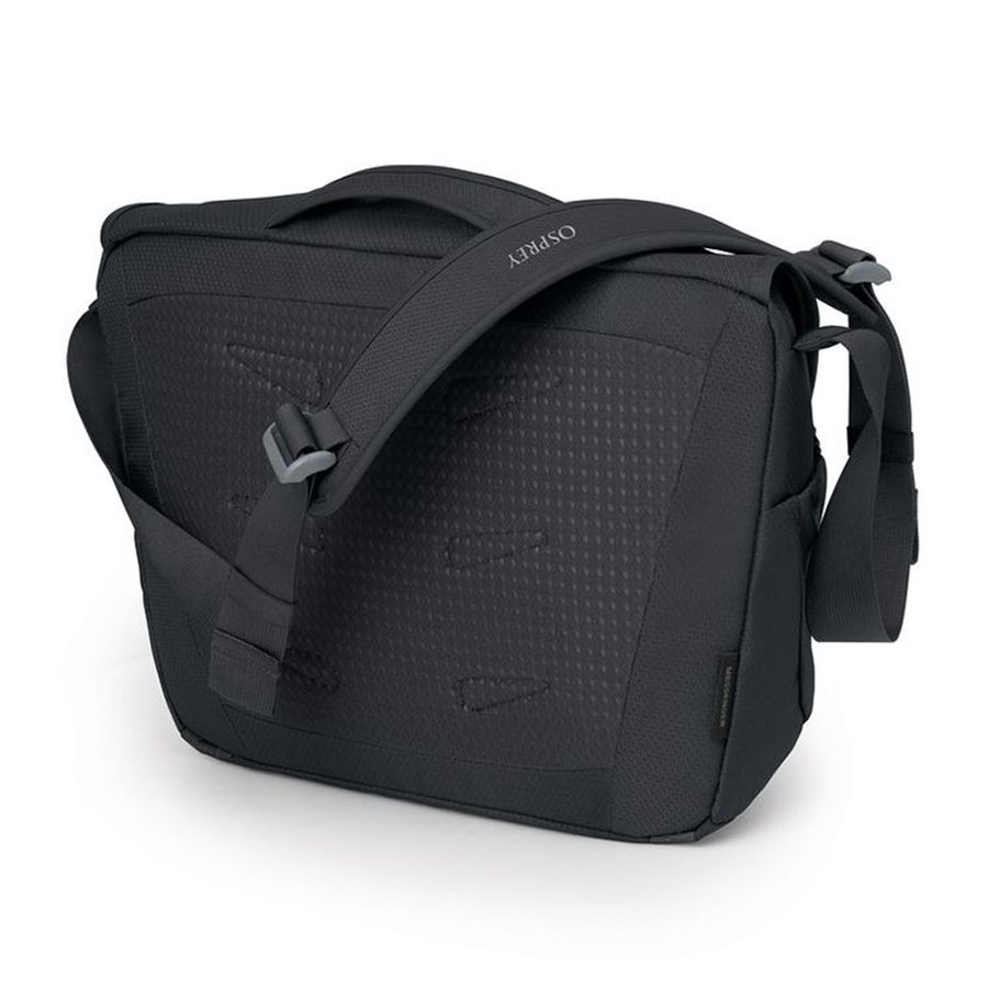 Osprey Daylite Messenger 黑色 背面 斜背帶與背墊