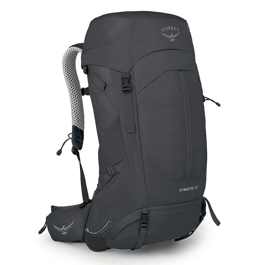 【Osprey 美國】Stratos 36 透氣網架健行登山背包 男|健行背包 多功能戶外運動背包