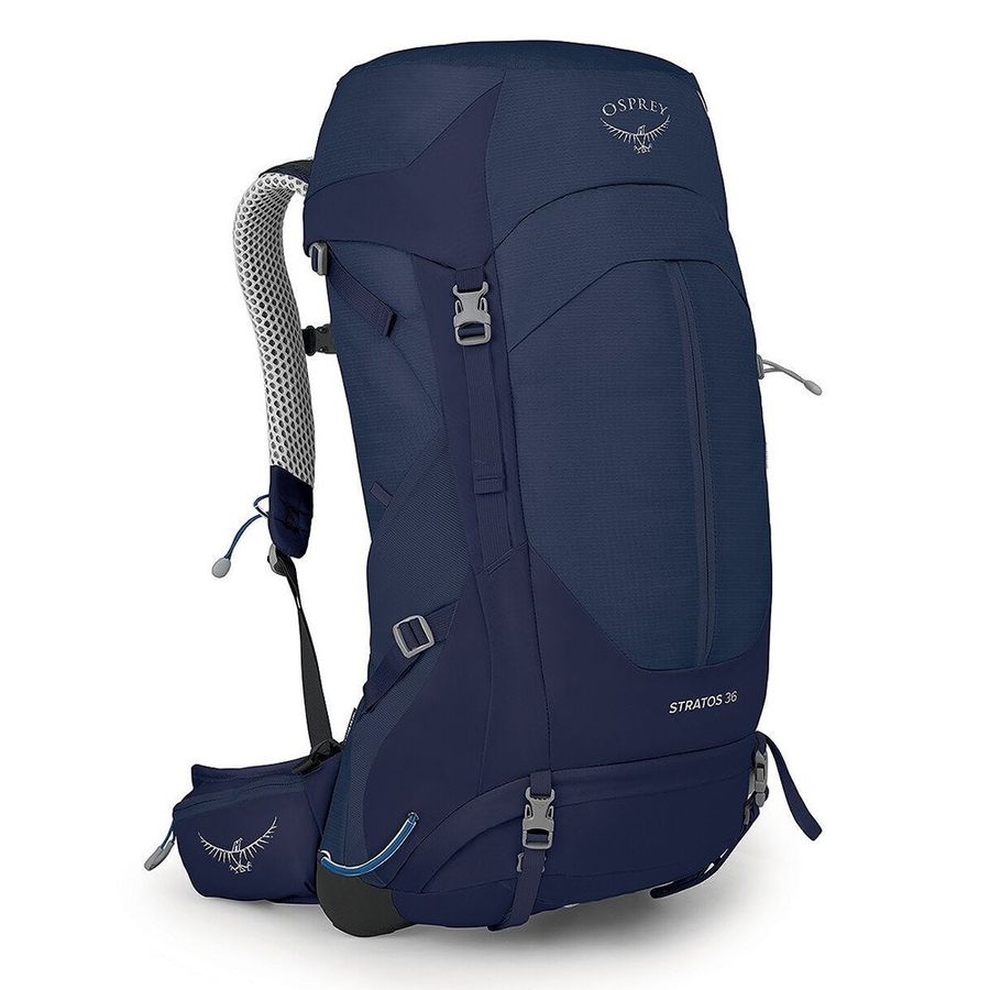 【Osprey 美國】Stratos 36 透氣網架健行登山背包 男|健行背包 多功能戶外運動背包