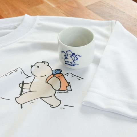 登山熊乾T恤登山熊戶外登山T恤聚材料H003-1