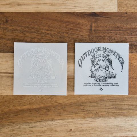 轉印貼紙小尺寸單色小怪獸-1