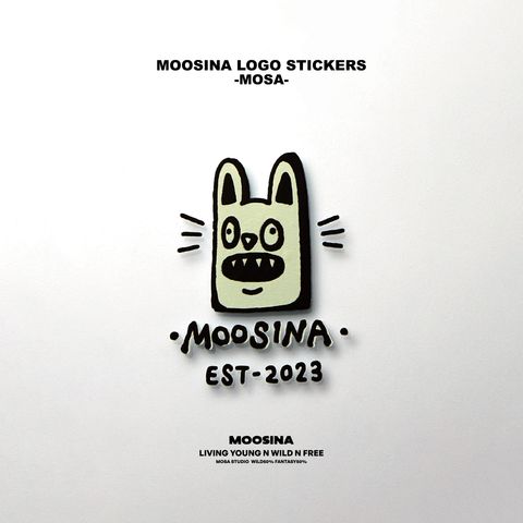 MOOSINA LOGO STICKERS -MOSA-