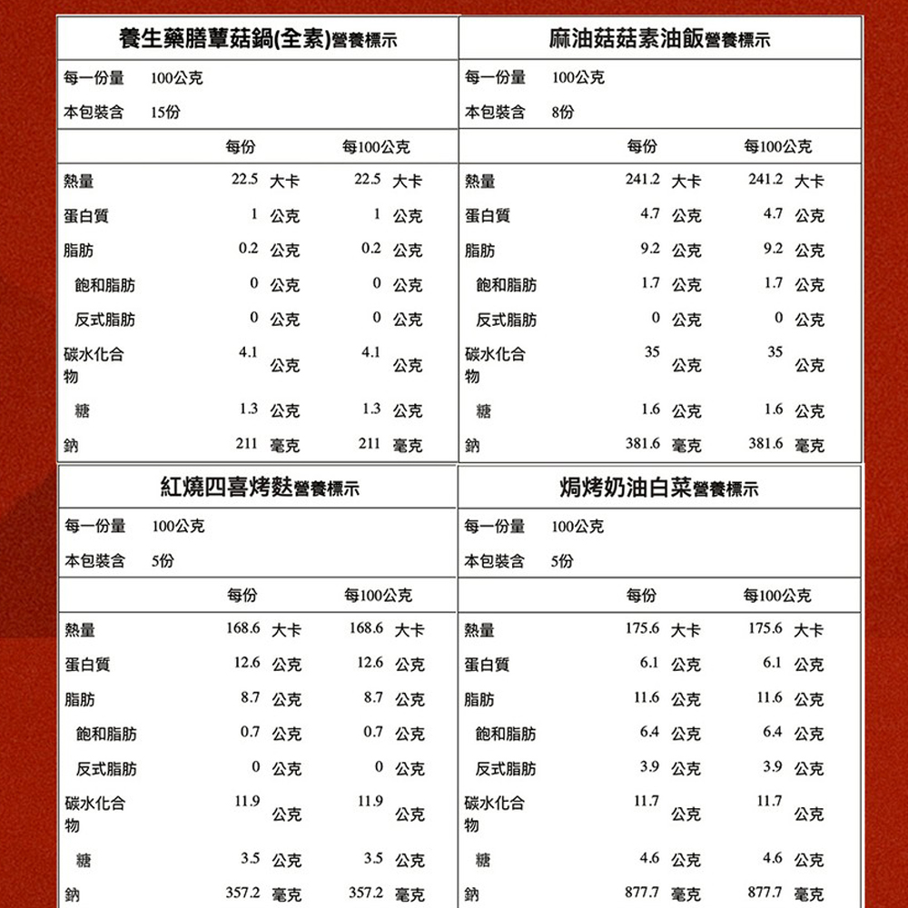 素食年菜組 商品圖11