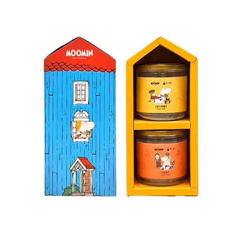 姆明小屋禮盒 白圖