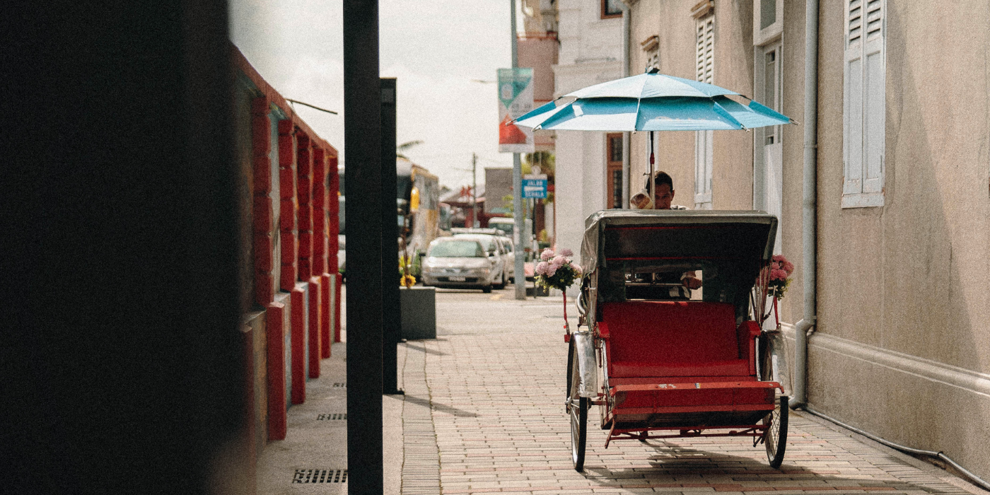 A street scene in George Town, Penang