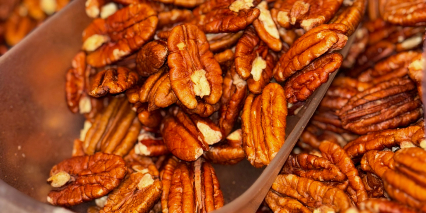 Selected pecans used in Doumo cookies