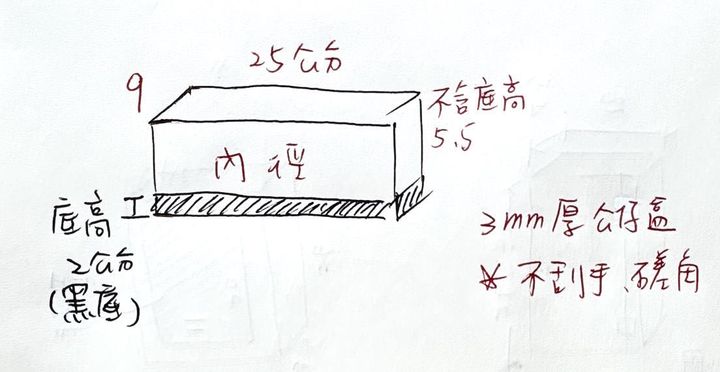 長長的公仔盒