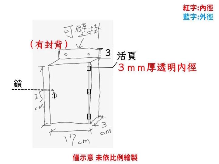 壁掛盒(鎖)