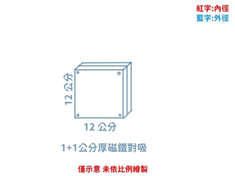 12x12磁吸