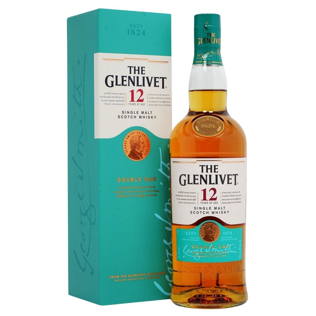 GLENLIVET 12Y DOUBLE OAK 40% (1L)
