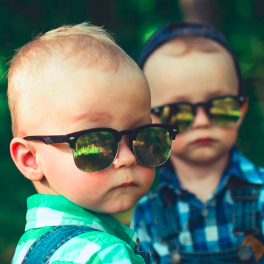 Children Wearing Sunglasses - Optical Shop