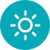 sun brightness icon