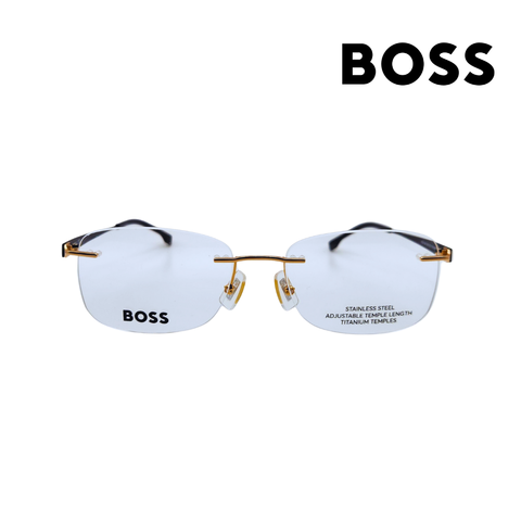 Hugo Boss 1424 2M2 Rimless Men Eyeglass Front View