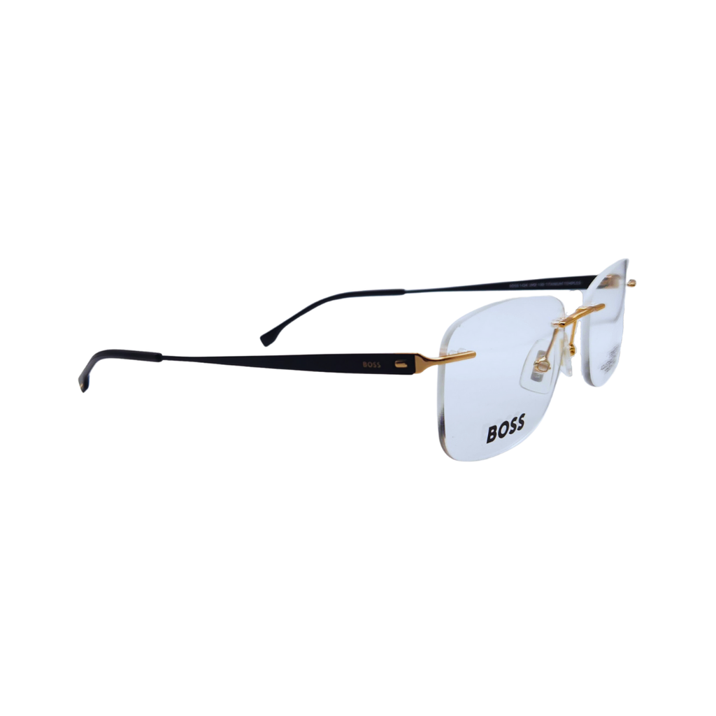 Hugo Boss 1424 2M2 Rimless Men Eyeglass Side View