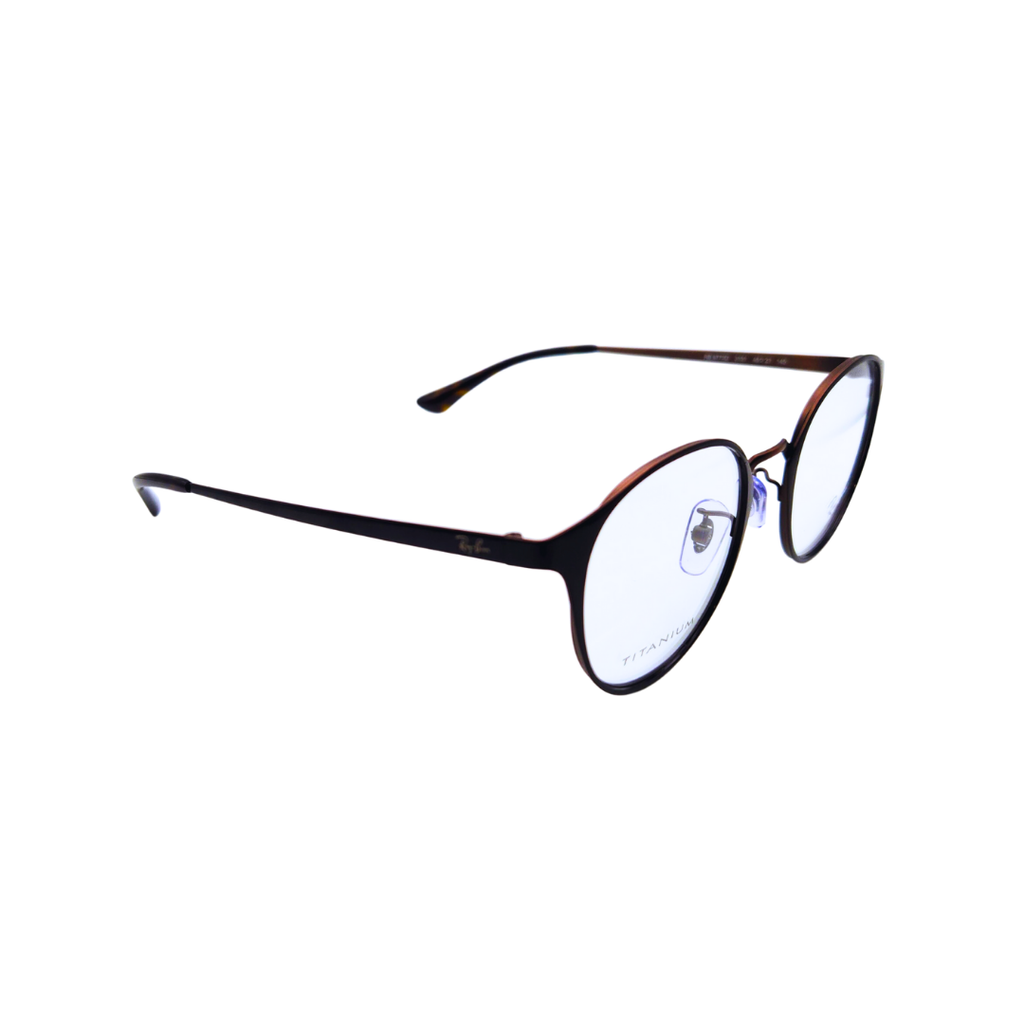Ray-Ban Optics RB8770D Titanium Matte Black Unisex Eyeglass Side View