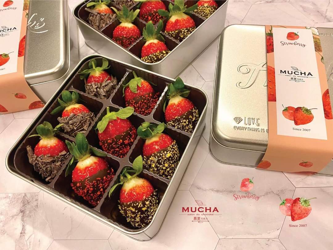 慕夏每年草莓季必買的超人氣巧克力