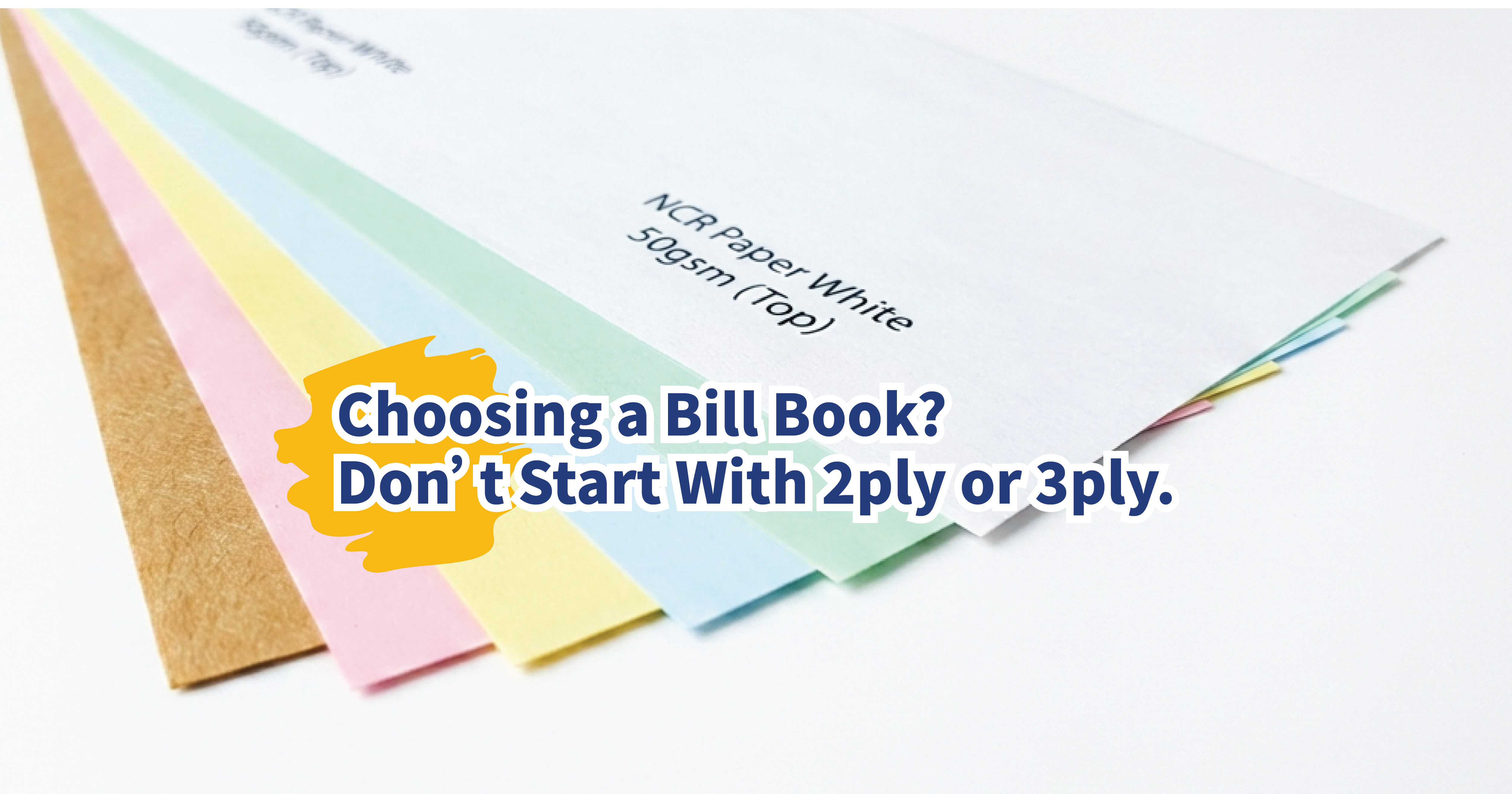 2ply vs 3ply Bill Book: Which NCR Bill Book Should Your Business Choose?