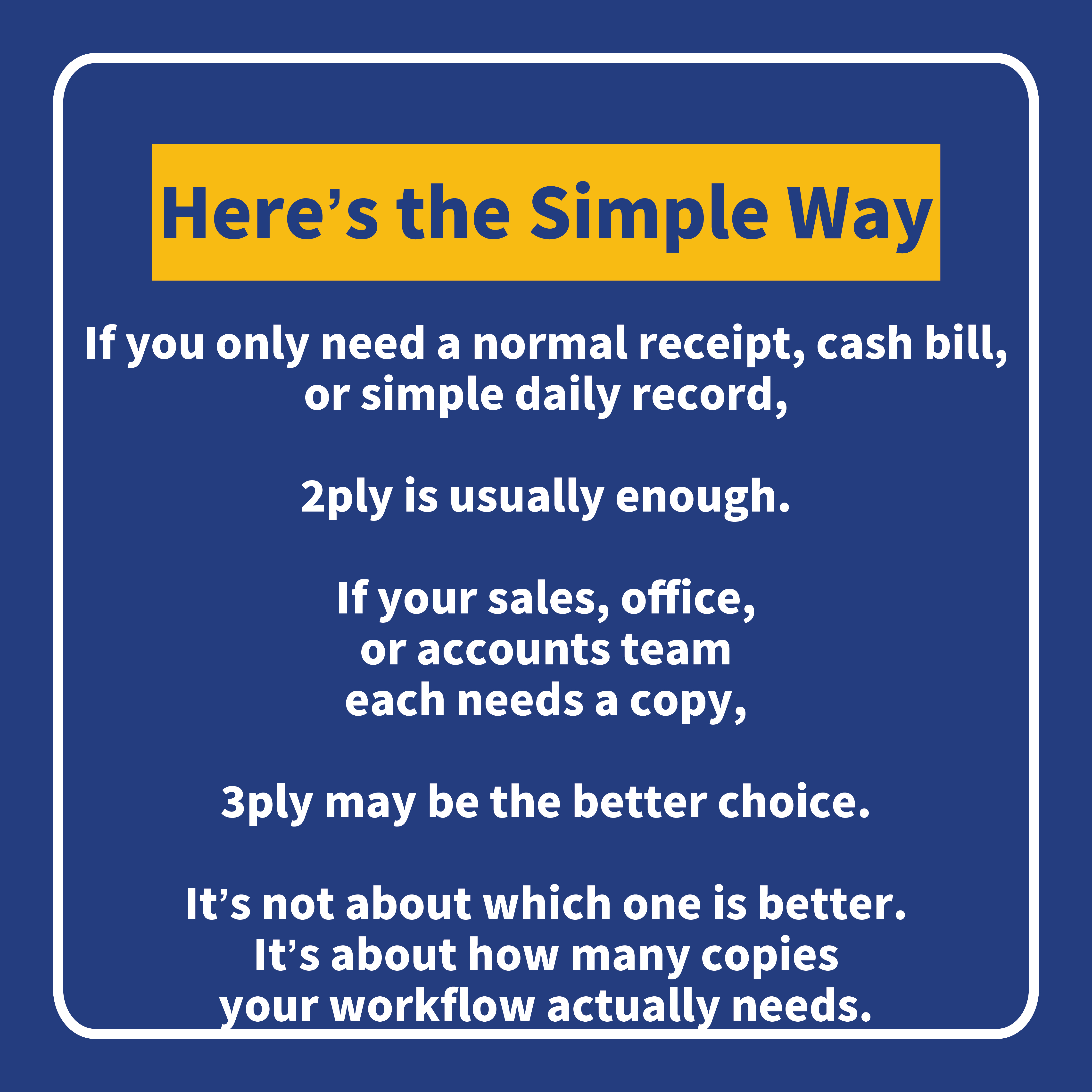 Simple Way To Choose Bill Book