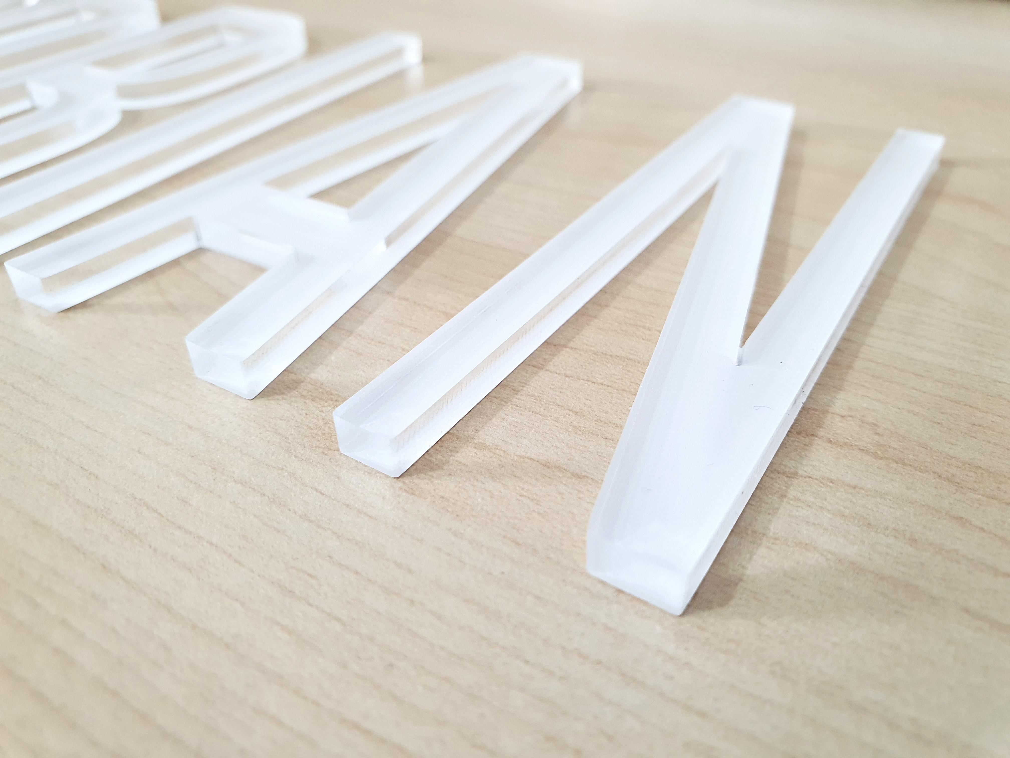 Acrylic 3D Signage Printing Malaysia