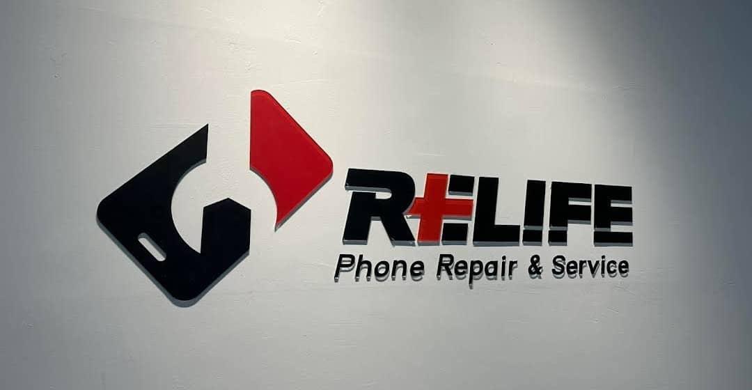 Acrylic Logo Sign for phone repair shop malaysia