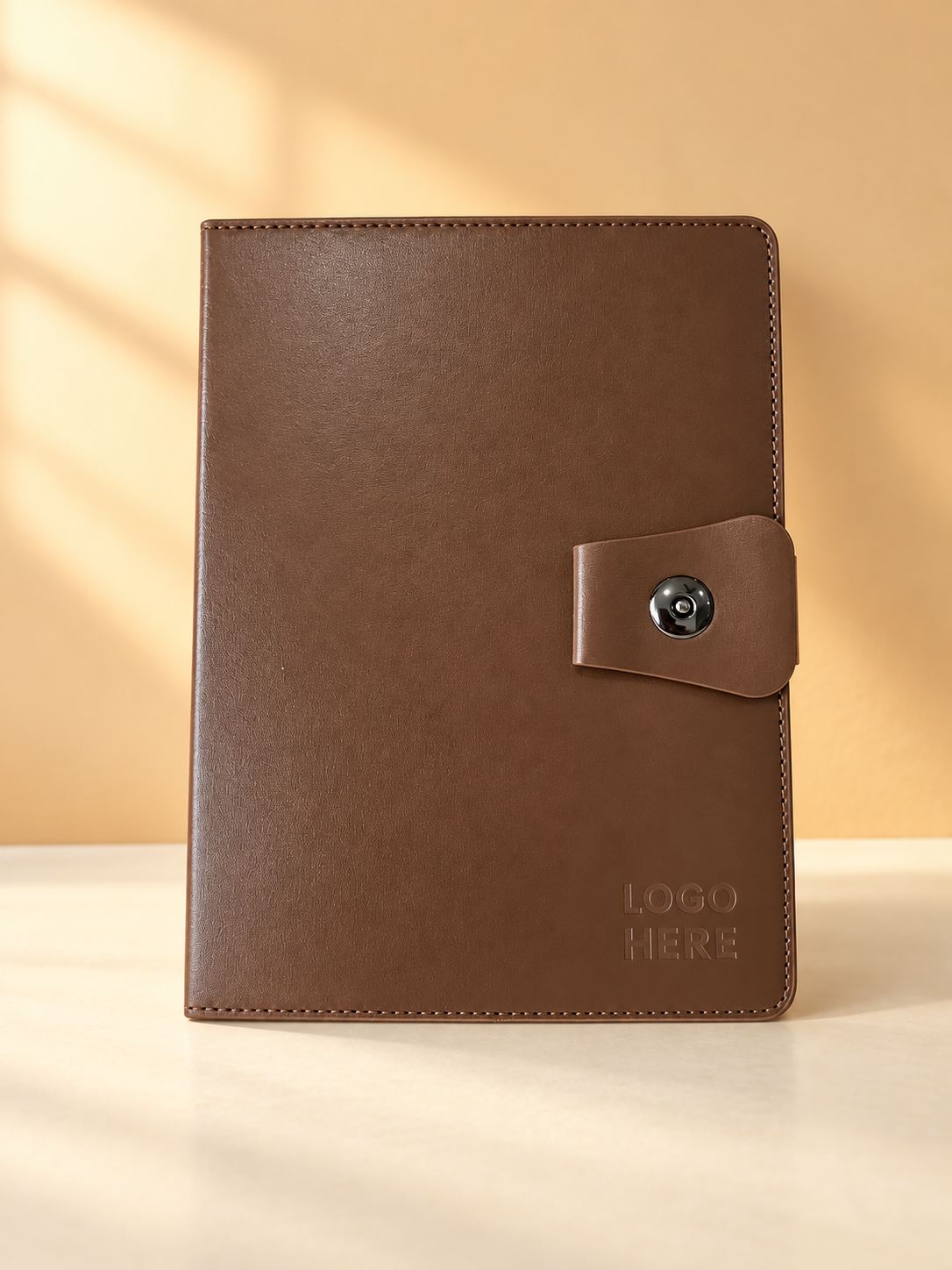 Brown Leather Cover Notebook & Planner Printing