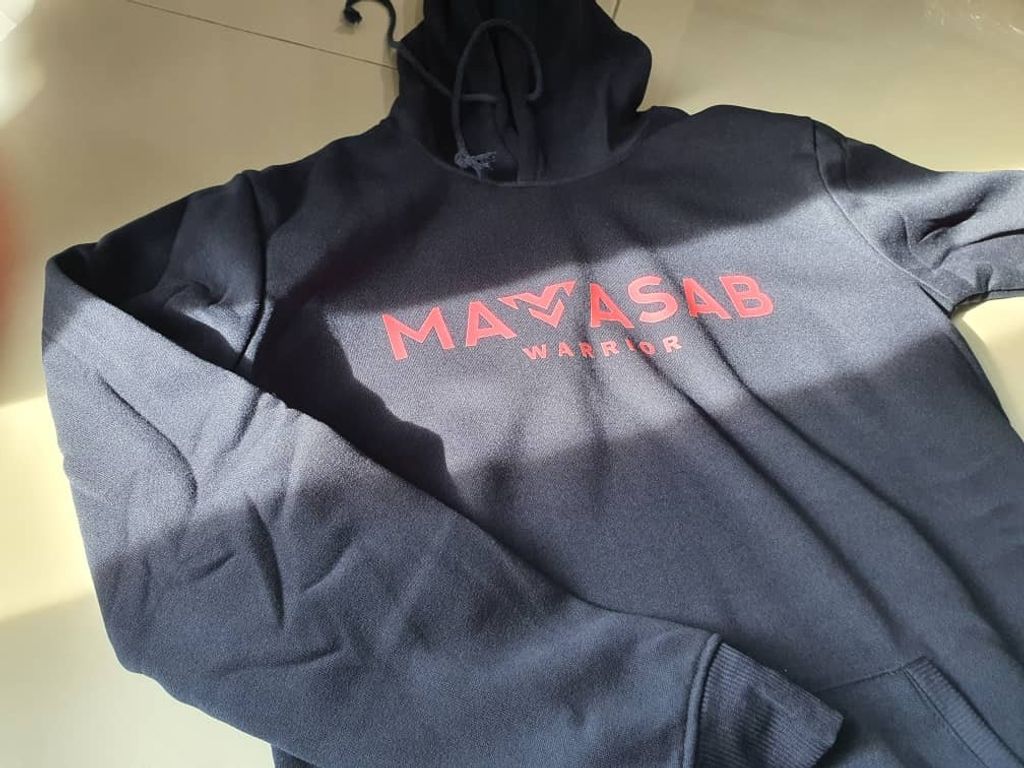 Hoodie Navy Logo Printing