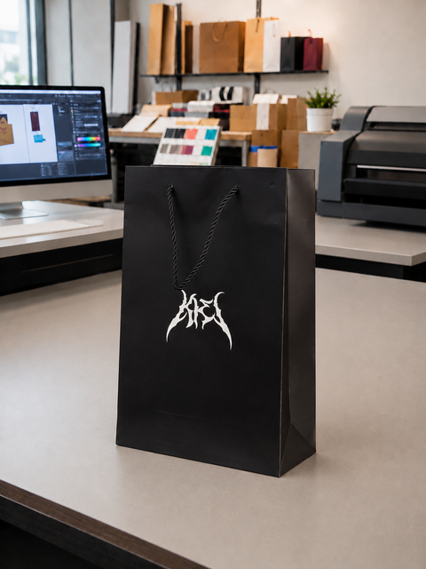 Black Paper Bag
