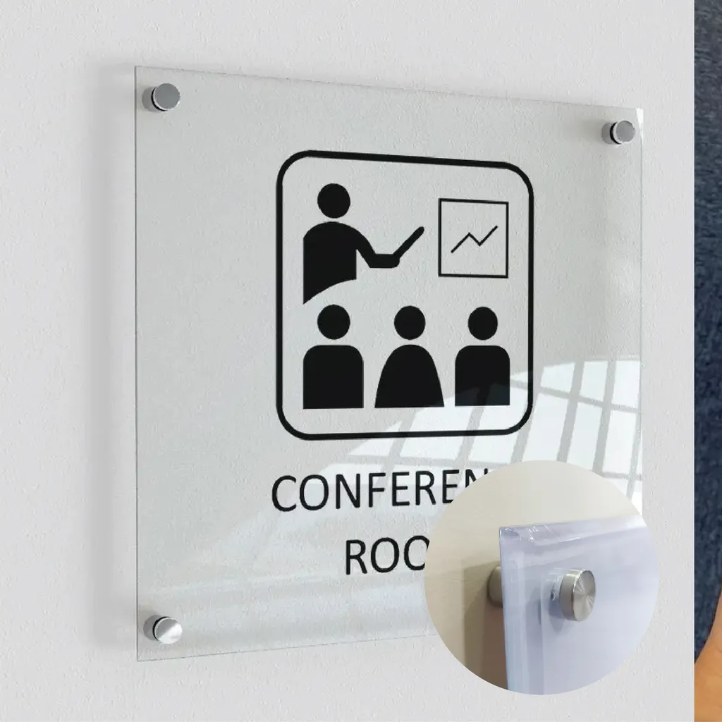 Acrylic Signage With Bolt Nuts