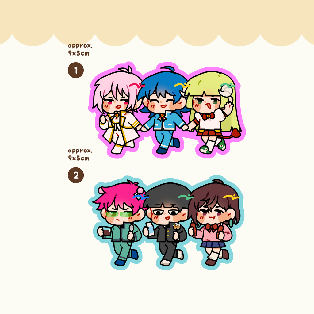 trio stickers