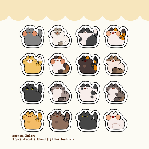 tiny cats_new stickrrs set