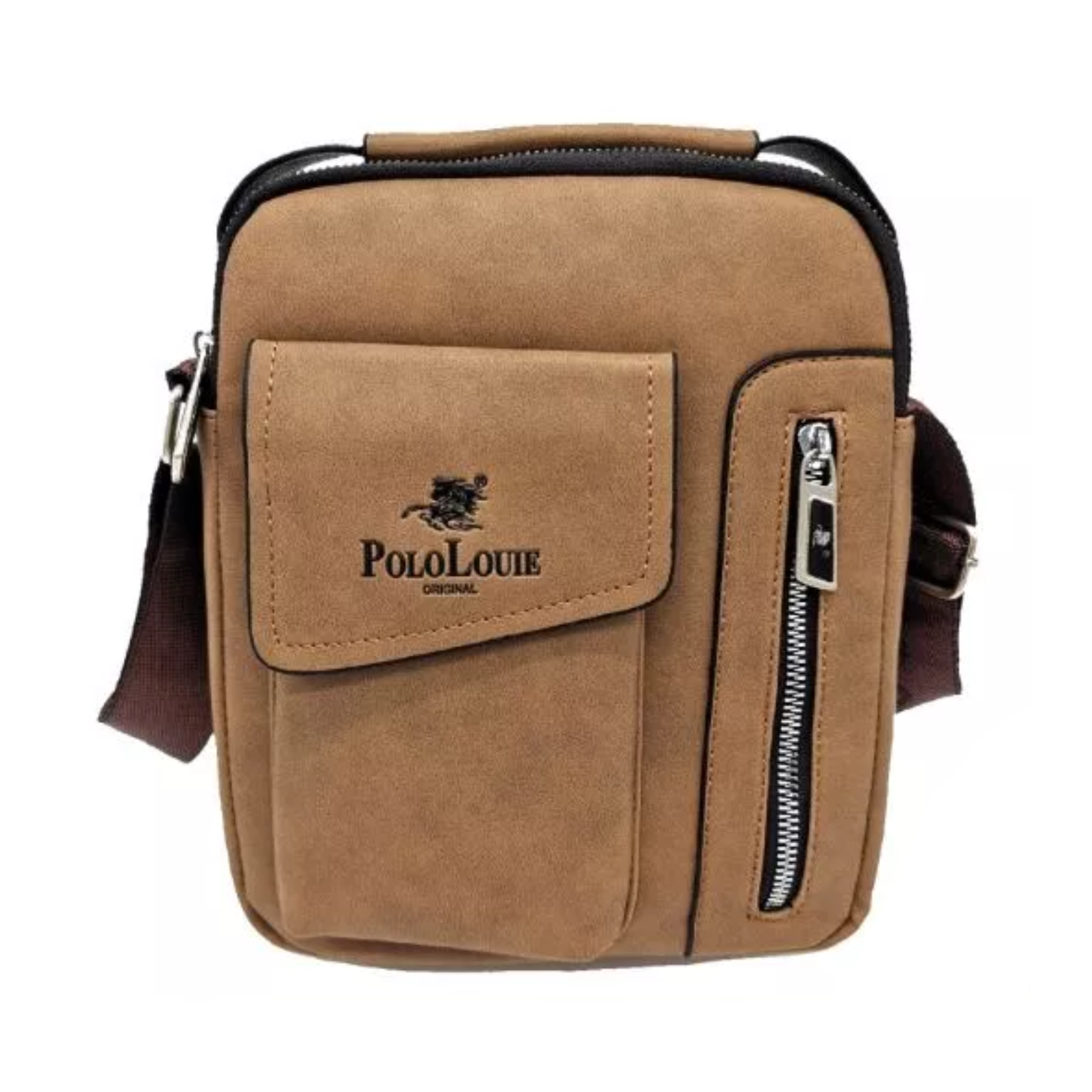 Original Polo Louie Men's Top Luxury Messenger Bag Shoulder Sling
