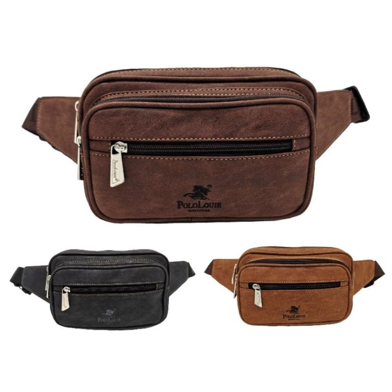 Original Polo Louie Men Leather Clutch Bag Monogram Shoulder Sling Bag  Trending Beg Tangan Lelaki Premium Men Handbag