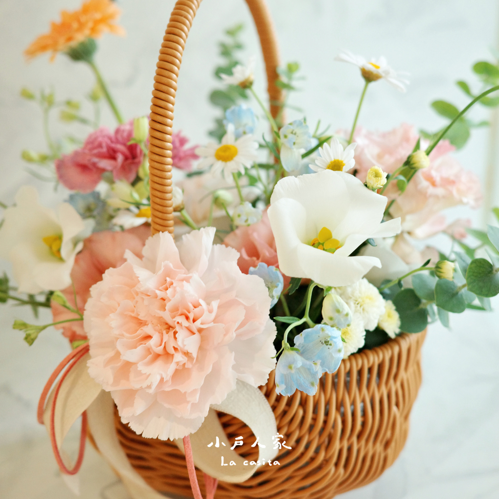 母親節提籃花課程 | 生活有花四季美感花藝課1