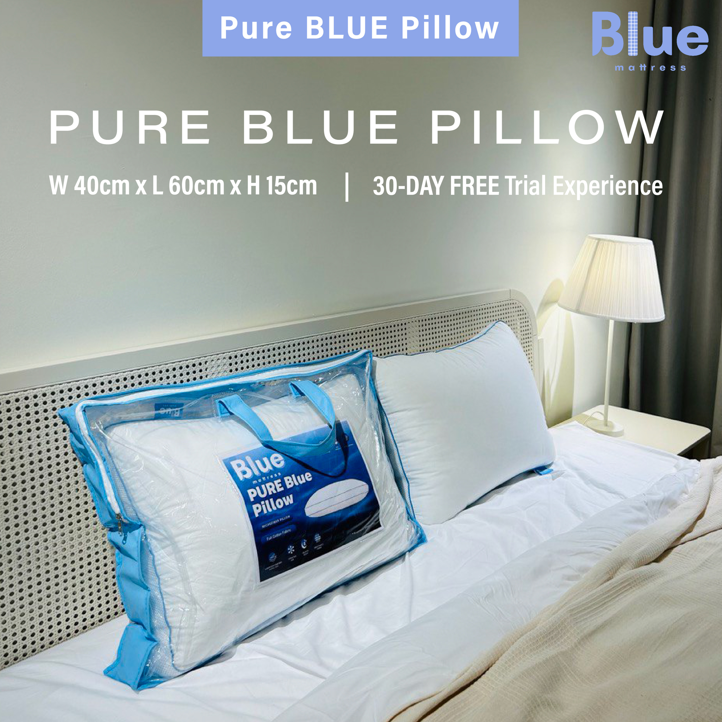 Pure Blue Pillow-11