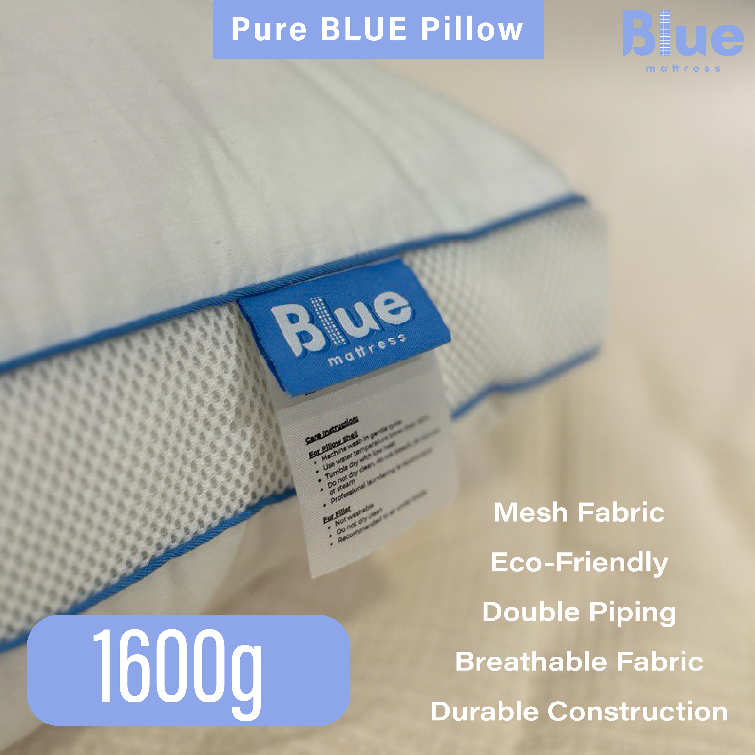 Pure Blue Pillow-13