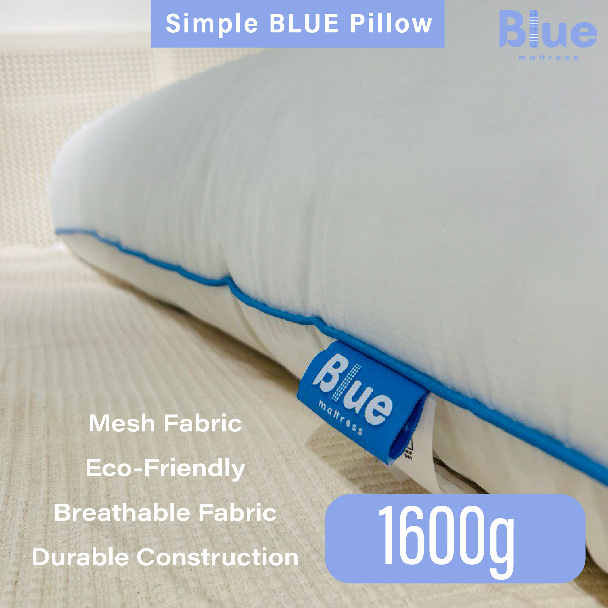 Simple Blue Pillow-18