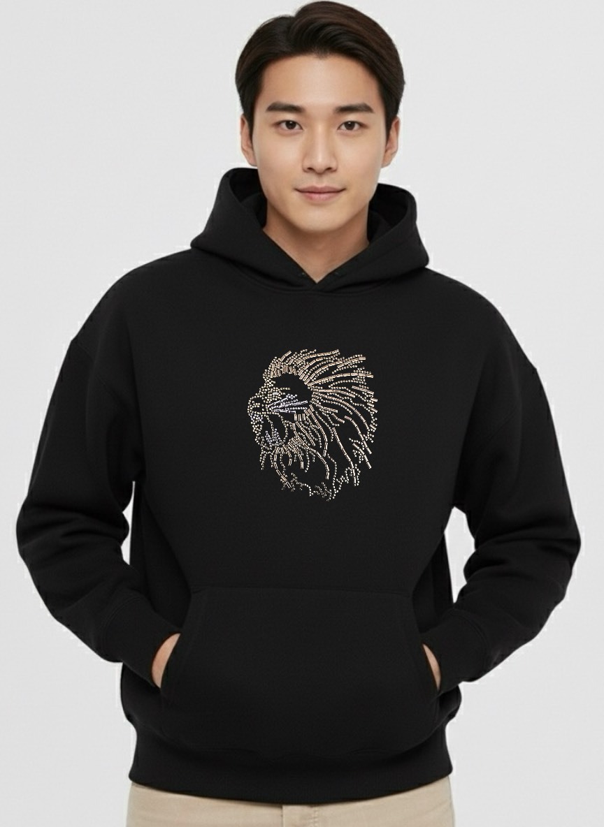 猶大獅子帽Ｔ男黑