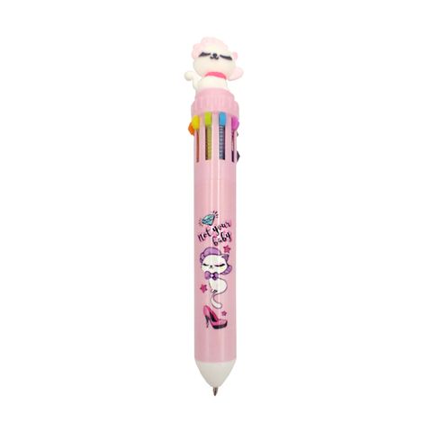 05 - 8 color pen - assorted girls - 02 - kitty white