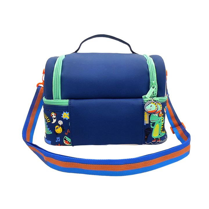 04 - lunch bag - dino - back